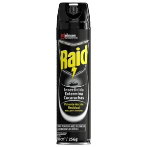 Aerosol Insecticida Raid Extermina Cucarachas x 390 ml