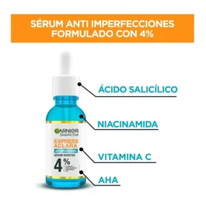 Sérum Garnier Skin Active Anti Imperfecciones con Ácido Salicílico x 30 ml
