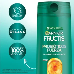 Shampoo Garnier Fructis Probióticos Fuerza