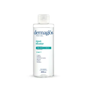 Agua Micelar Dermaglós Facial 6 en 1 Piel mixta a grasa x 200 ml