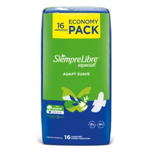 Toallas Sanitarias Siempre Libre Especial Adapt Suave con alas