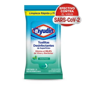 Toallitas Desinfectantes Ayudín Fresco Flow-pack x 24 uds