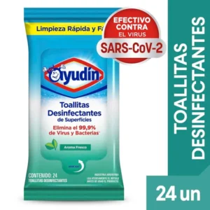 Toallitas Desinfectantes Ayudín Fresco Flow-pack x 24 uds