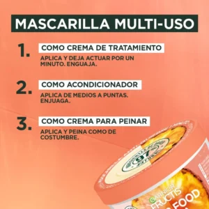 Mascarilla capilar Garnier Fructis Hair Food Ananá x 350 ml