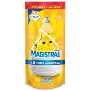 Detergente Magistral Ultra Desengrasante Limón Repuesto x 450 ml
