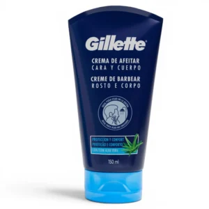 Crema de Afeitar Gillette Cara y Cuerpo con Aloe x 150 grs