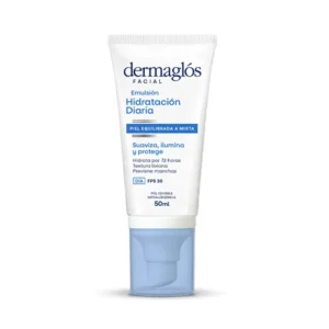 Emulsión Facial Dermaglós Hidratante Día Piel Equilibrada a Mixta FPS 30 x 50 ml