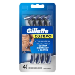 Máquinas para afeitar descartables Gillette Cuerpo