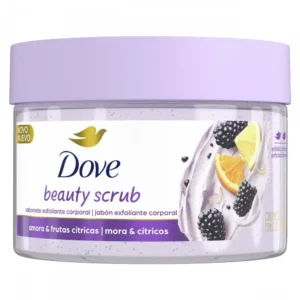 Crema exfoliante Dove Beauty Scrab Lime Berry x 280 grs