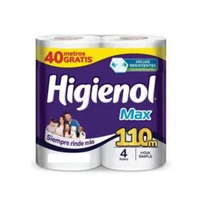 Papel higiénico Higienol MAX 4 x 110 m