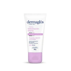 Crema Facial Dermaglós Hidratante Día Piel Seca y Extra Seca FPS 30 x 50 ml