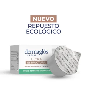 Crema Facial Dermaglós Hidratante Noche Ultra Estructura Repuesto x 50 grs