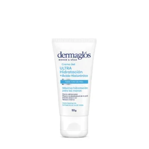 Crema Gel para manos y uñas Dermaglós Ultra Hidratación + Ácido Hialurónico x 50 grs