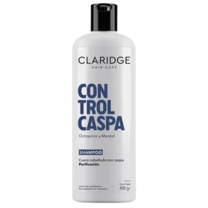 Shampoo Claridge CONTROL CASPA para cueros cabelludos con caspa x 400 grs