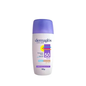 Protector Solar Facial Dermaglós Fluido con Color FPS 50 x 50 grs